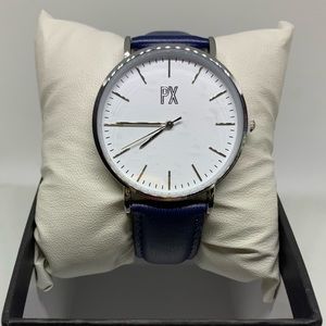 Men’s PX watch with leather band